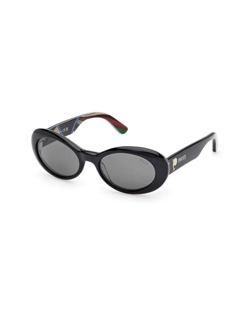 Emilio Pucci Women's Sunglasses Black Acetate Black