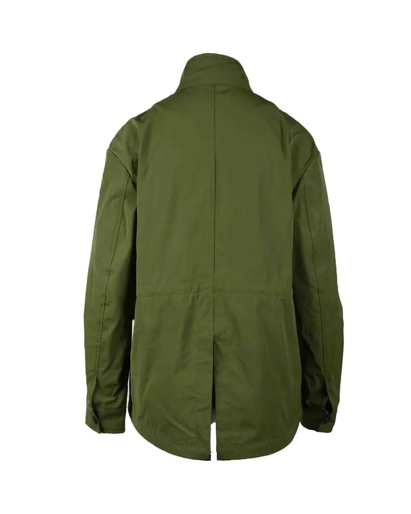 Moschino Women Green Polyester Parka Clothing Green