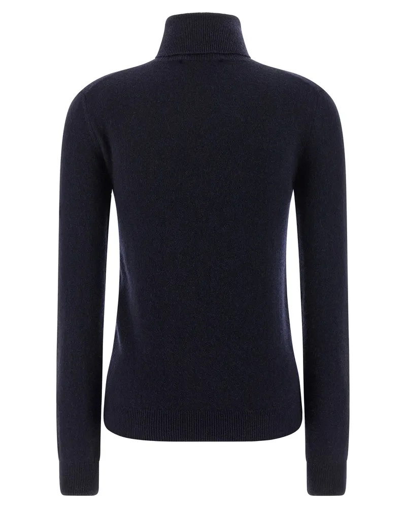Balenciaga Turtleneck Sweater — Navy Navy