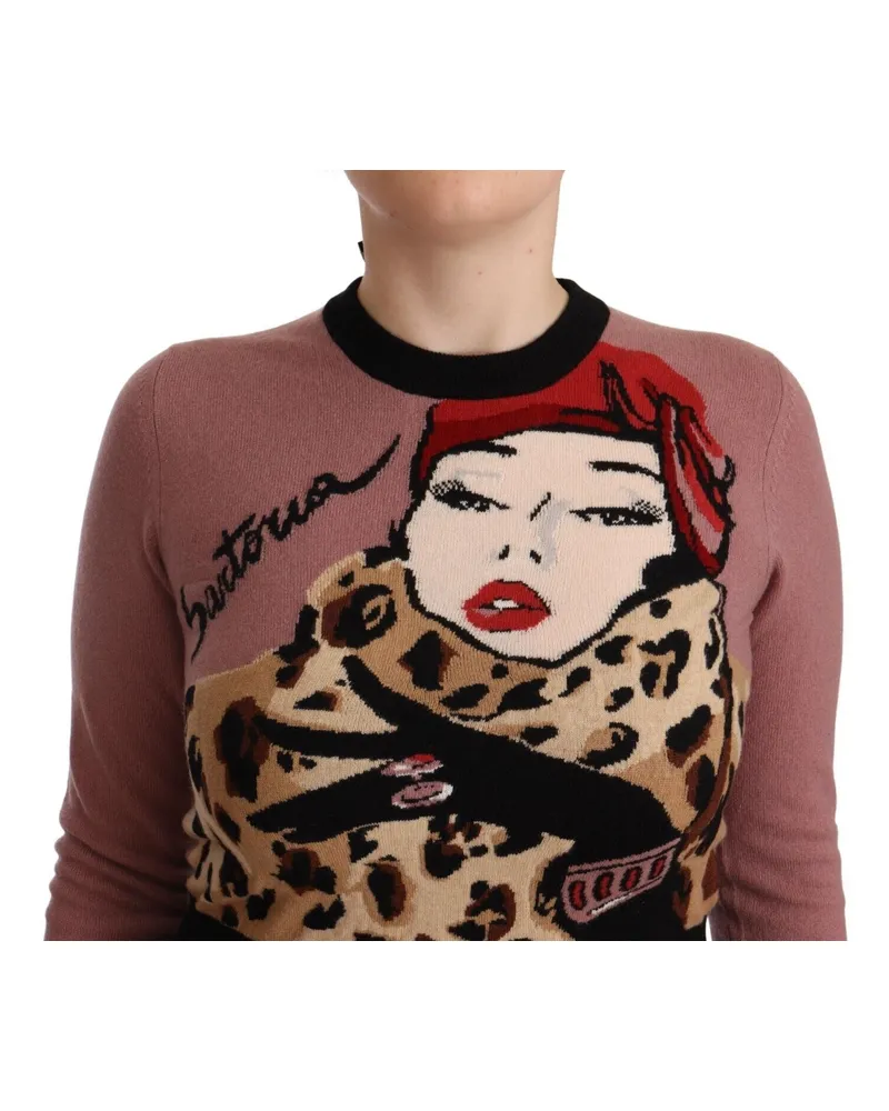 Dolce & Gabbana Women's Sartoria Sweater Pink Cashmere Pink