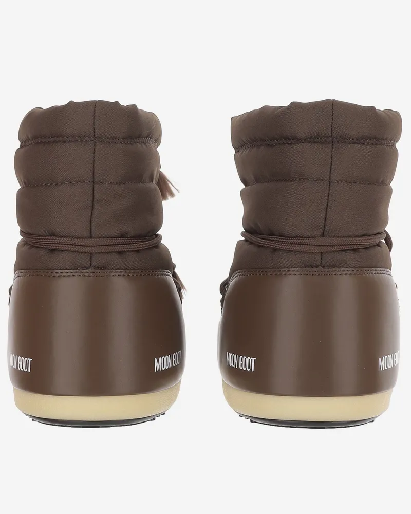 Moon Boot Women's Nylon Ankle Boots Brown Polyamide Brown