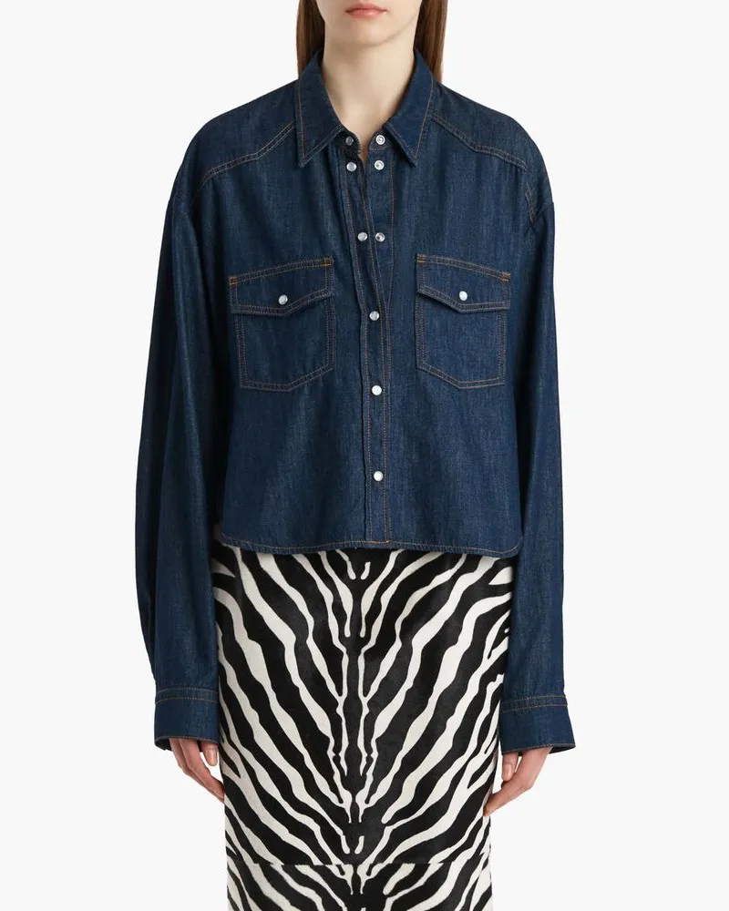 KHAITE Shirt — Indigo Indigo