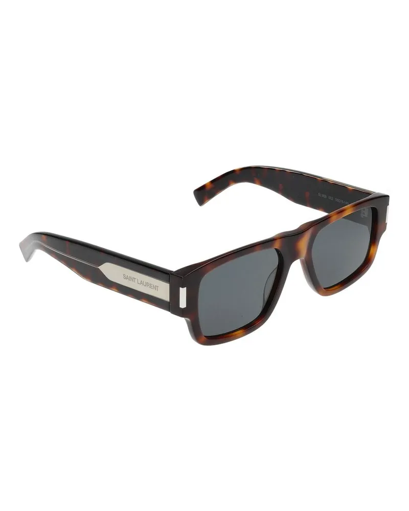 Saint Laurent Men's Sl Sunglasses Havana Acetate Havana