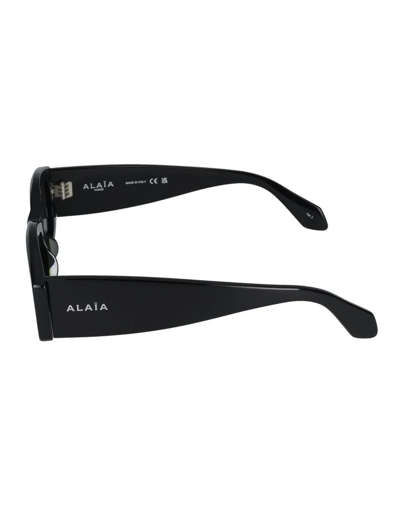 Alaïa Women's Sunglasses Aa0079s 001 Black Grey 19-140 Acetate Black