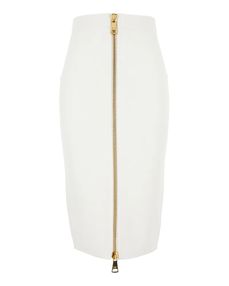 Elisabetta Franchi Women's Knit Skirt White White