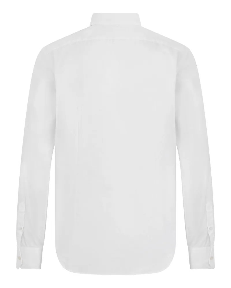 Slowear Men's Cotton Long-Sleeve Shirt White White