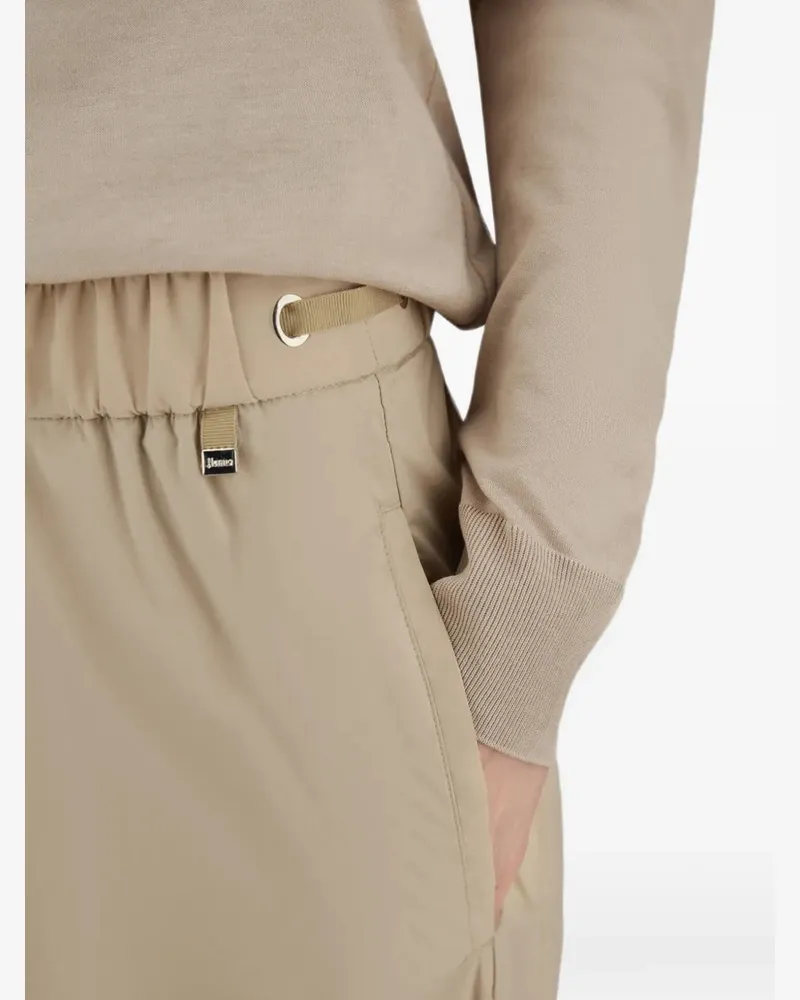 Herno Women's Elasticated-Waist Trousers Aw26 W Beige