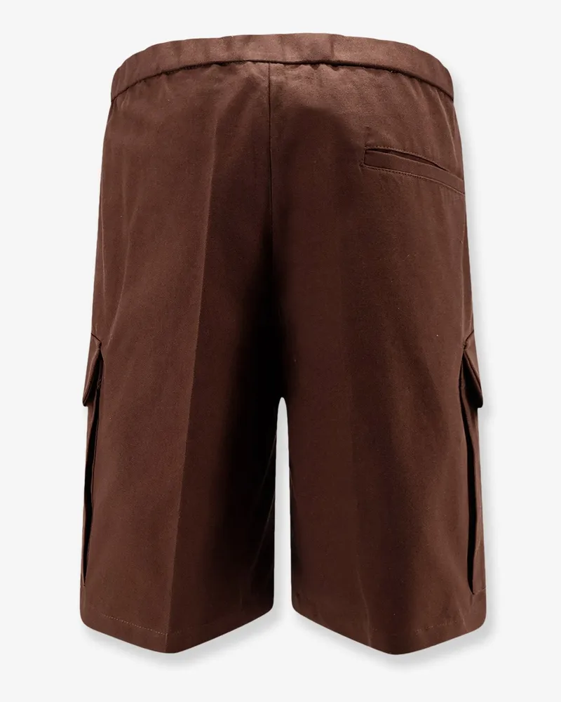 Hevò Men's Bermuda Shorts Cotton Brown Brown