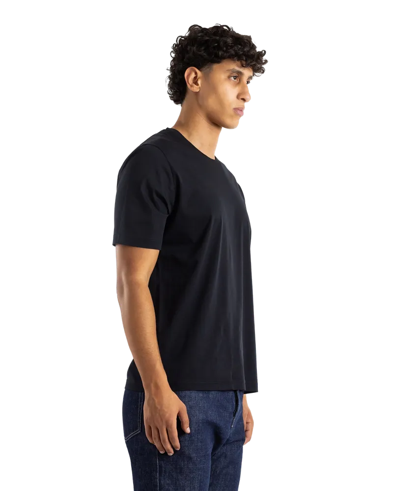 Jil Sander Men's Regular-Fit Black Cotton Jersey Crew-Neck T-Shirt T-Shirts And Polos Black