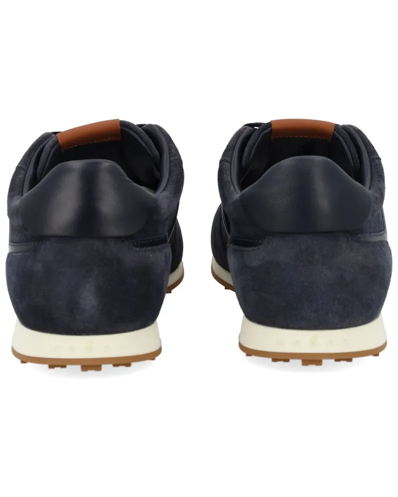 Hogan Calfskin Leather Athletic Sneaker — Blue Blue
