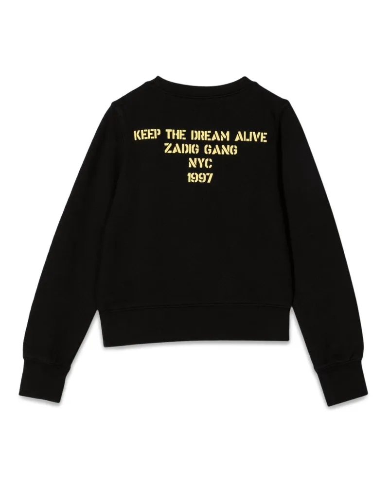 Zadig & Voltaire Cotton Sweatshirt — Black Black