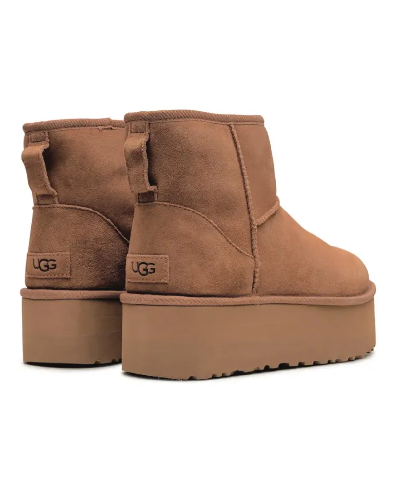 UGG Women's Classic Mini Platform Boots Brown Shoes Brown