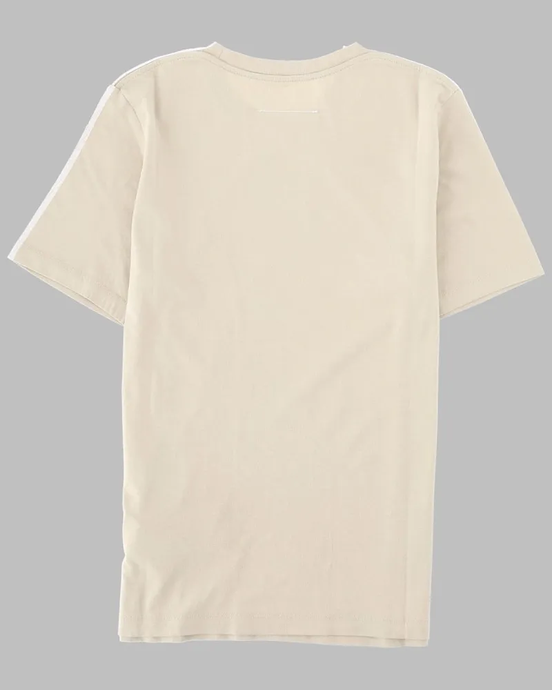 Maison Margiela Brushed Texture Logo T-Shirt — White White