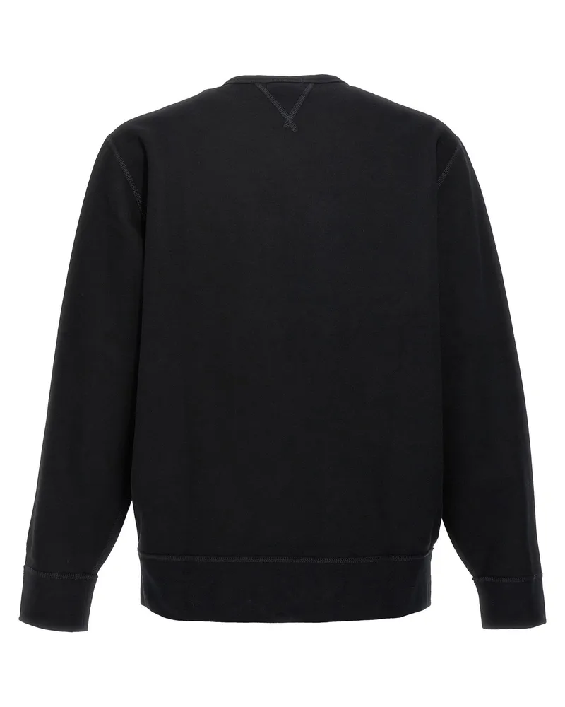 Ralph Lauren Embroidered Logo Sweatshirt — Black Black