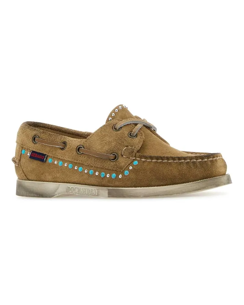 Sebago Portland Flesh Out Loafer — Beige Beige