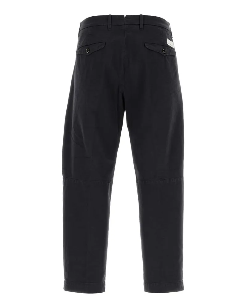 nine:inthe:morning Men's Midnight Blue Cotton Giulio Pant Navy Exterior: Pantaloni Navy