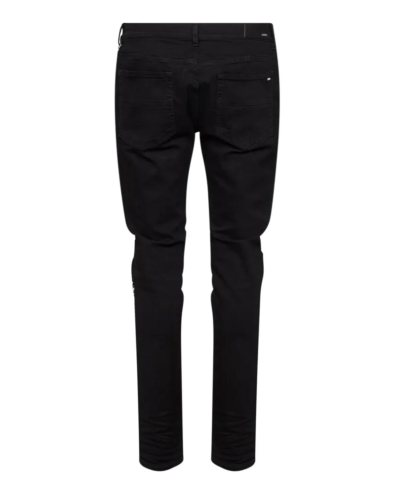 Amiri Men's Jeans Mx1 Black Stretch Cotton Black