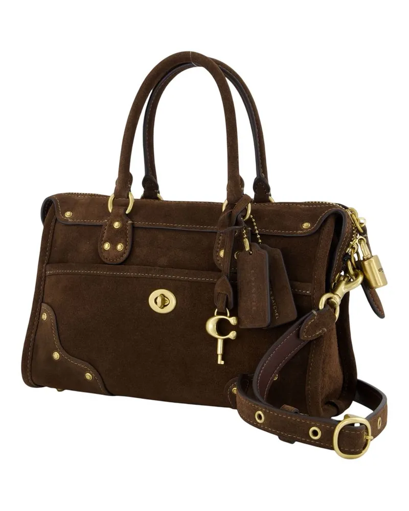 Coach Satchel — Brown Brown