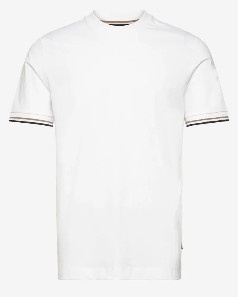 HUGO BOSS Men's T-Shirt Cotton White T-Shirts And Polos White