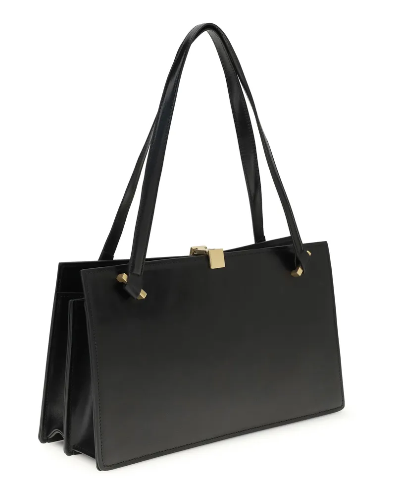 Versace Women's Shoulder Bag Severine Black Leather Calf Black