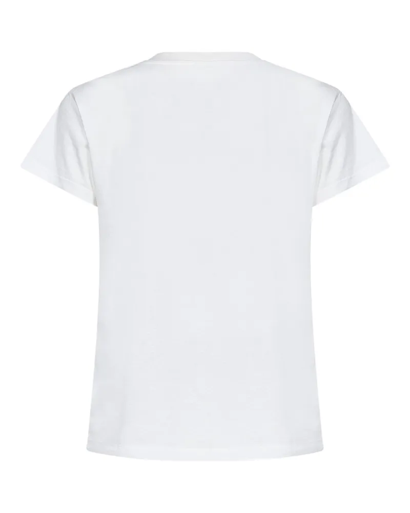 Maison Margiela Women's T-Shirt Cotton Jersey White T-Shirts & Jerseys White
