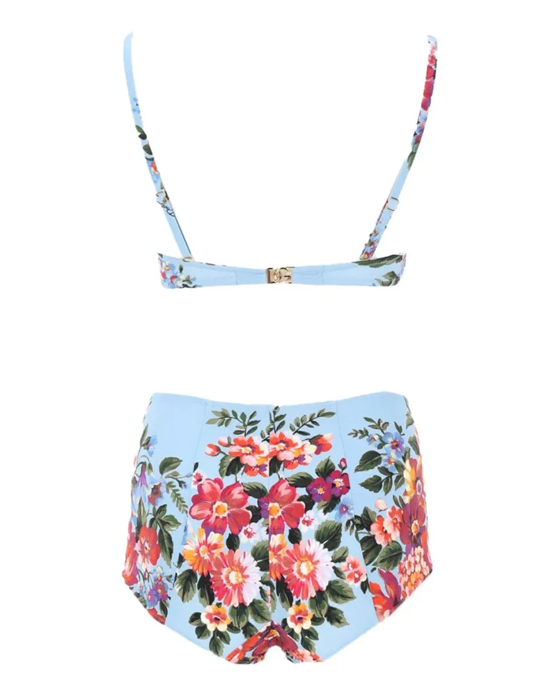Dolce & Gabbana Printed Polyamide Swim Shorts — Multicolor 