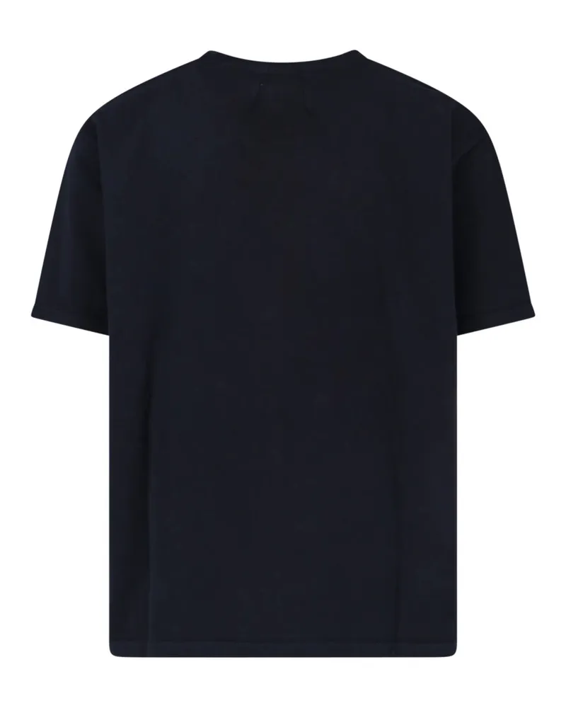 RHUDE Men's T-Shirts And Polos Black Cotton Black