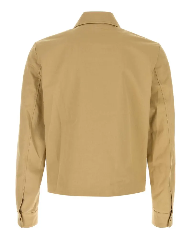 Amiri Collar Jacket — Beige Beige