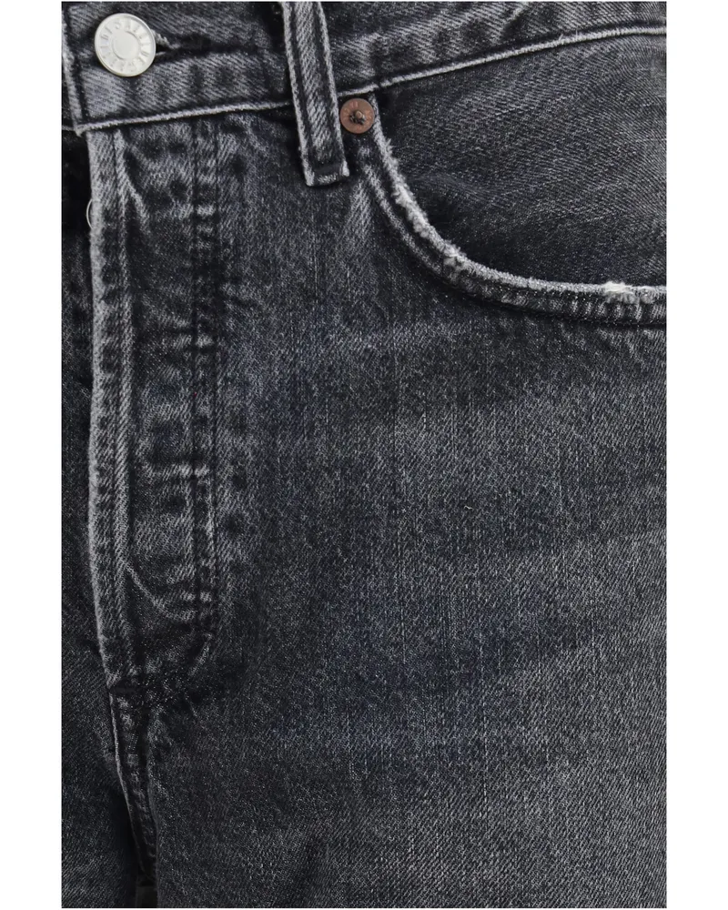 AGOLDE Straight-Leg Vintage Jeans — Black Black
