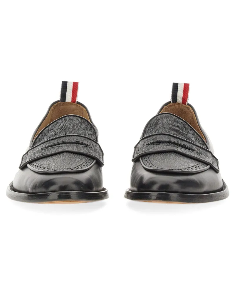 Thom Browne Penny Loafer Loafer — Black Black