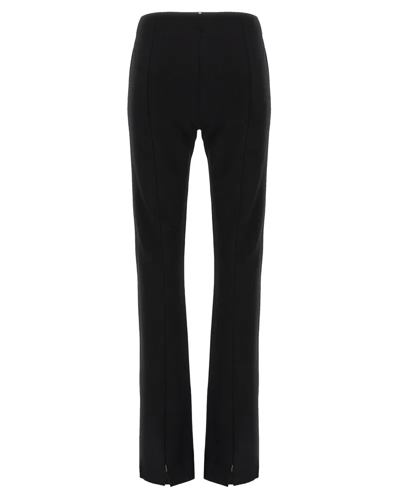 SPORTMAX Women's Black Viscose Casual Pants Black