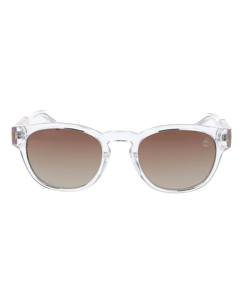 Timberland TI-1062415 Polarized Brown Gradient Sunglasses — Clear Clear