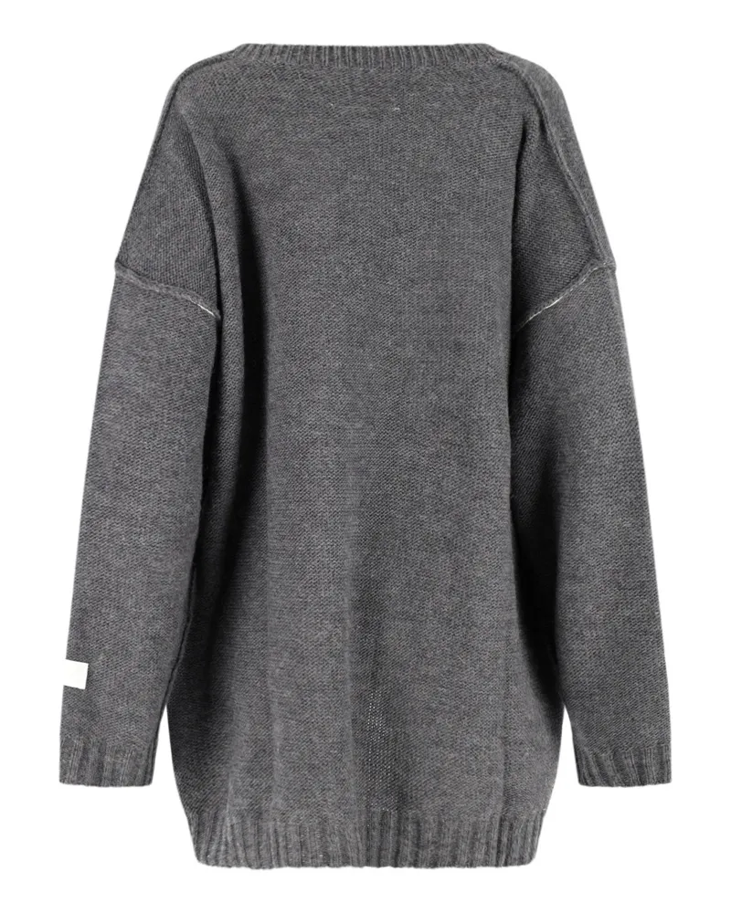 Maison Margiela Women Sweaters Grey Wool Gray