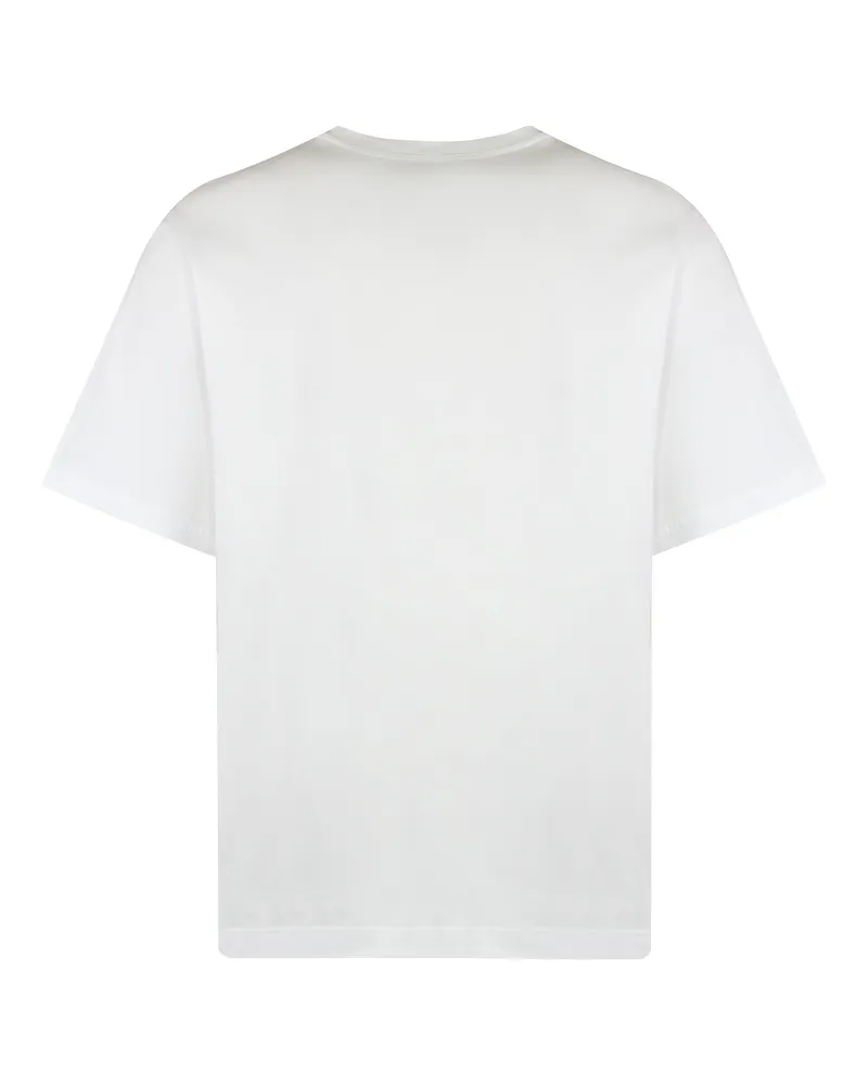 Dolce & Gabbana Men's Cotton Crew-Neck T-Shirt White T-Shirts And Polos White