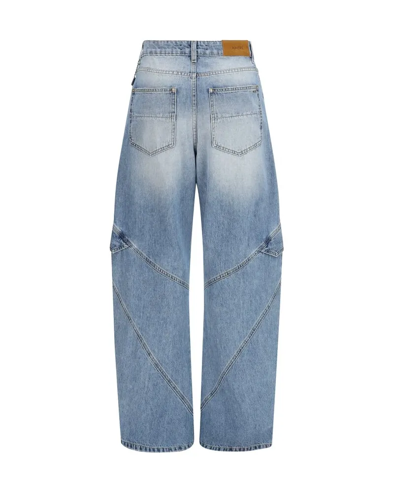 Amiri Women's Blue Cotton Jeans Denim Clothing Blue