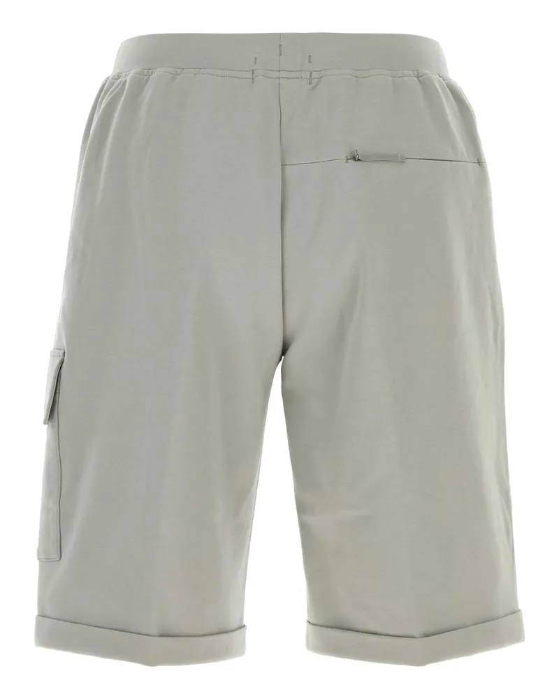 C.P. Company Men Grey Stretch Cotto Bermuda Shorts Flintgrey Exterior: Cotton Elastane Gray