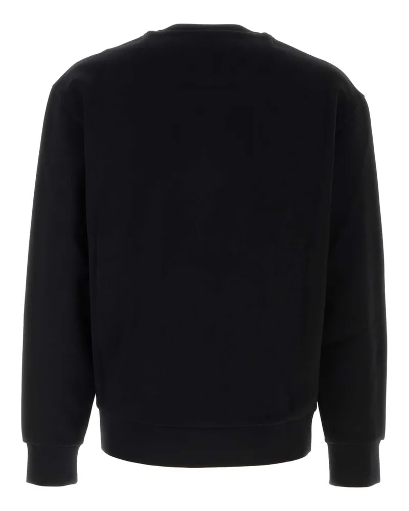 Prada Men's Black Cotton Sweatshirt Nero Exterior: Nylon Felpe Sweater Black