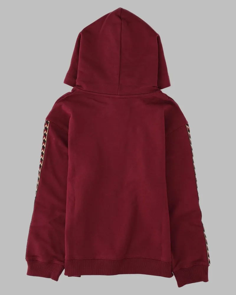 Lanvin Logo Cotton Hoodie — Red Red