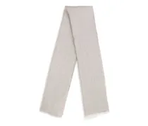 Silk and Cashmere Scarf — Beige