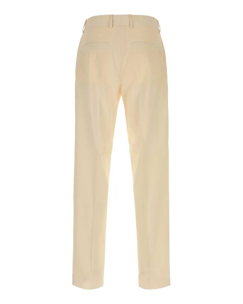 Fendi Gabardine Trousers — Beige Beige