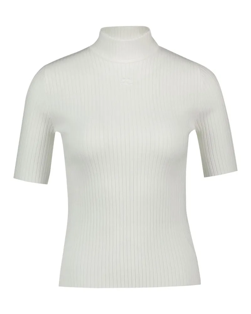 Courrèges Women's Reedition Jumper T-Shirt White Cotton White