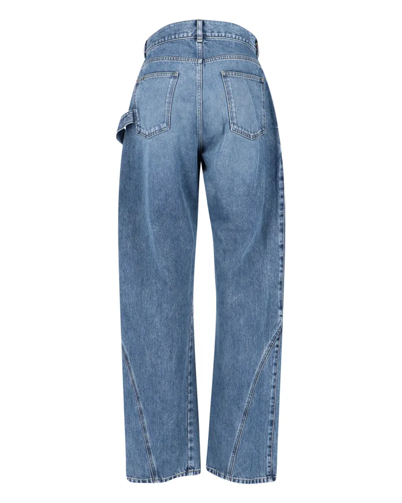 J.W.Anderson Women's Jeans Blue Cotton Blue