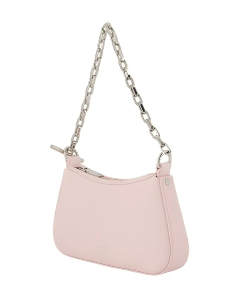 Alexander McQueen Women's T Bar Mini Handbag -  Leather Pink Calfskin Bags Handbags-Purses Pink