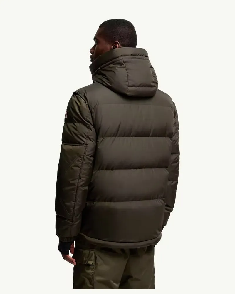 Moncler Quilted Down Down Jacket — khaki Khaki
