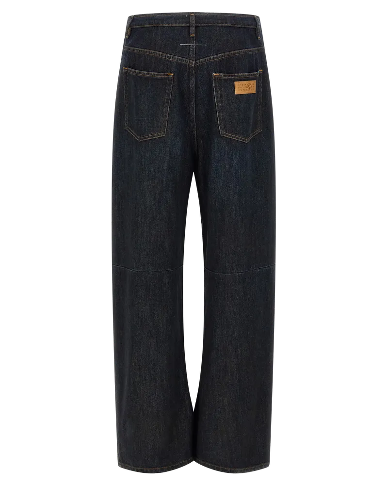 Maison Margiela Wide-Leg Cotton Denim Jeans — Blue Blue