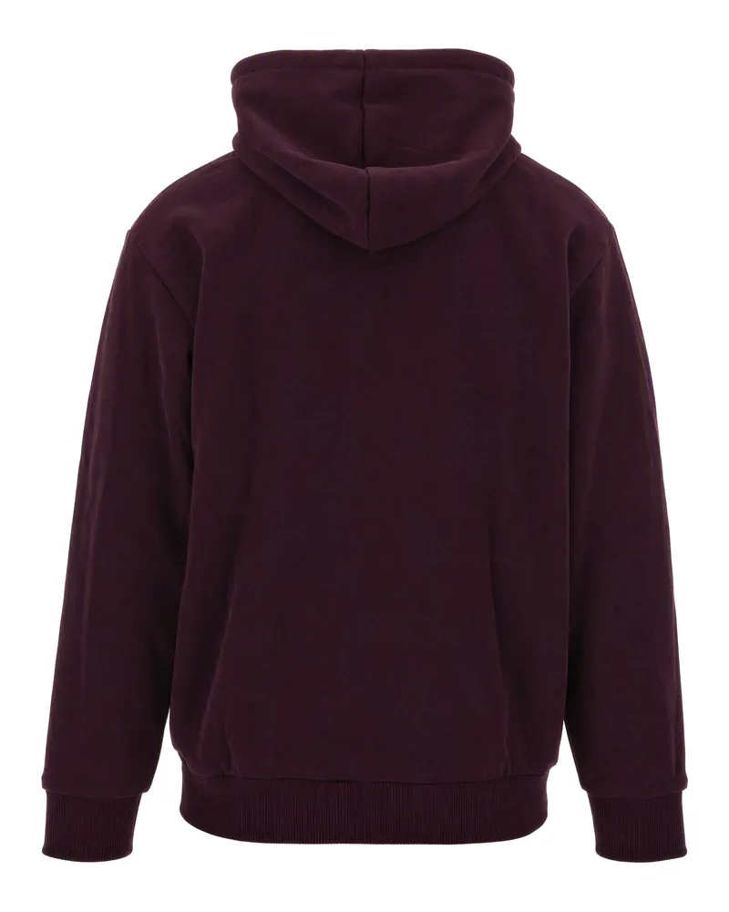 Lacoste Men's Zip-Up Hooded Sweatshirt Cotton Oxalis Sweatshirts Sweater Purple