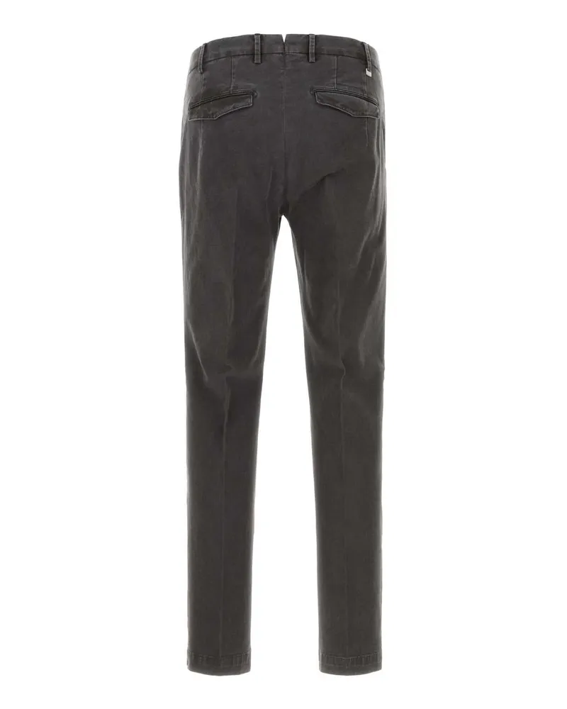 PT TORINO Stretch Cotton Trousers — Gray Gray