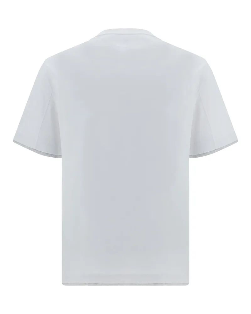 Brunello Cucinelli Men's Cotton T-Shirt Bianco+perla T-Shirts And Polos White
