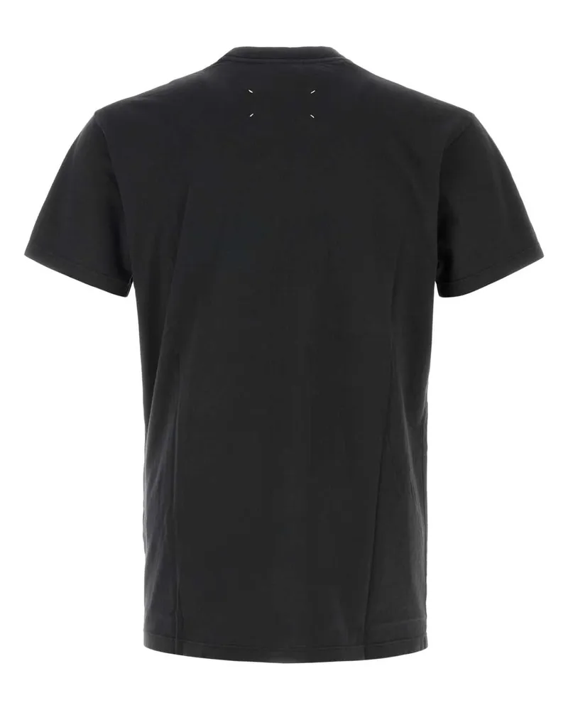 Maison Margiela Men's Slate Cotton T-Shirt Charcoal Tessuto Primario: Cotone Charcoal