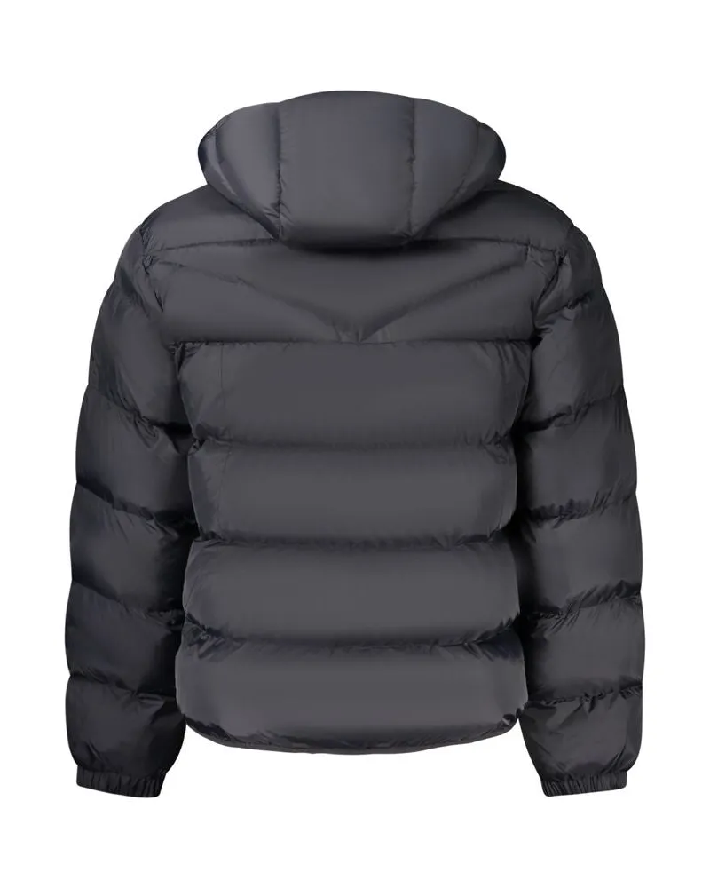 Napapijri Recycled Polyamide Hooded Down Jacket — Black Black